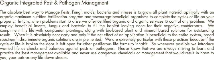 Organic Roots Horticulture is a
