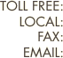 TOLL FREE: